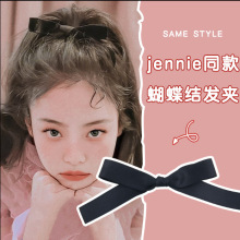 吴昕金智妮jennie同款蝴蝶结少女感发饰发卡韩国仙女珍妮头饰发夹