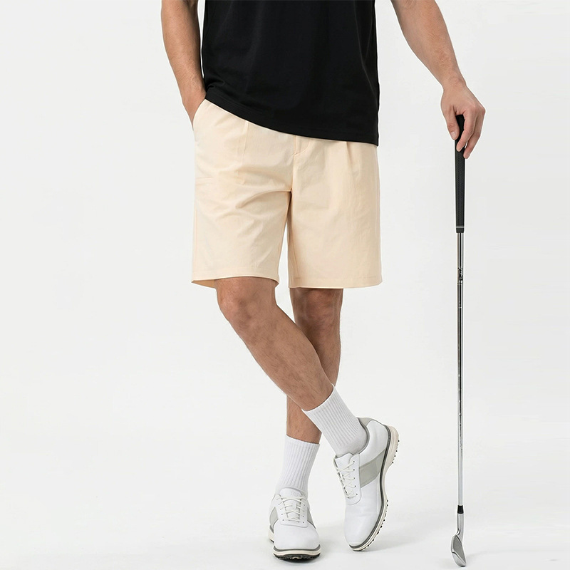 Men's golf clothing summer new product: men's shorts, American retro trendy sports breathable quick-dry knee-length pants Men's golf clothing summer new product: men's shorts, American retro trendy sports breathable quick-dry knee-length pants