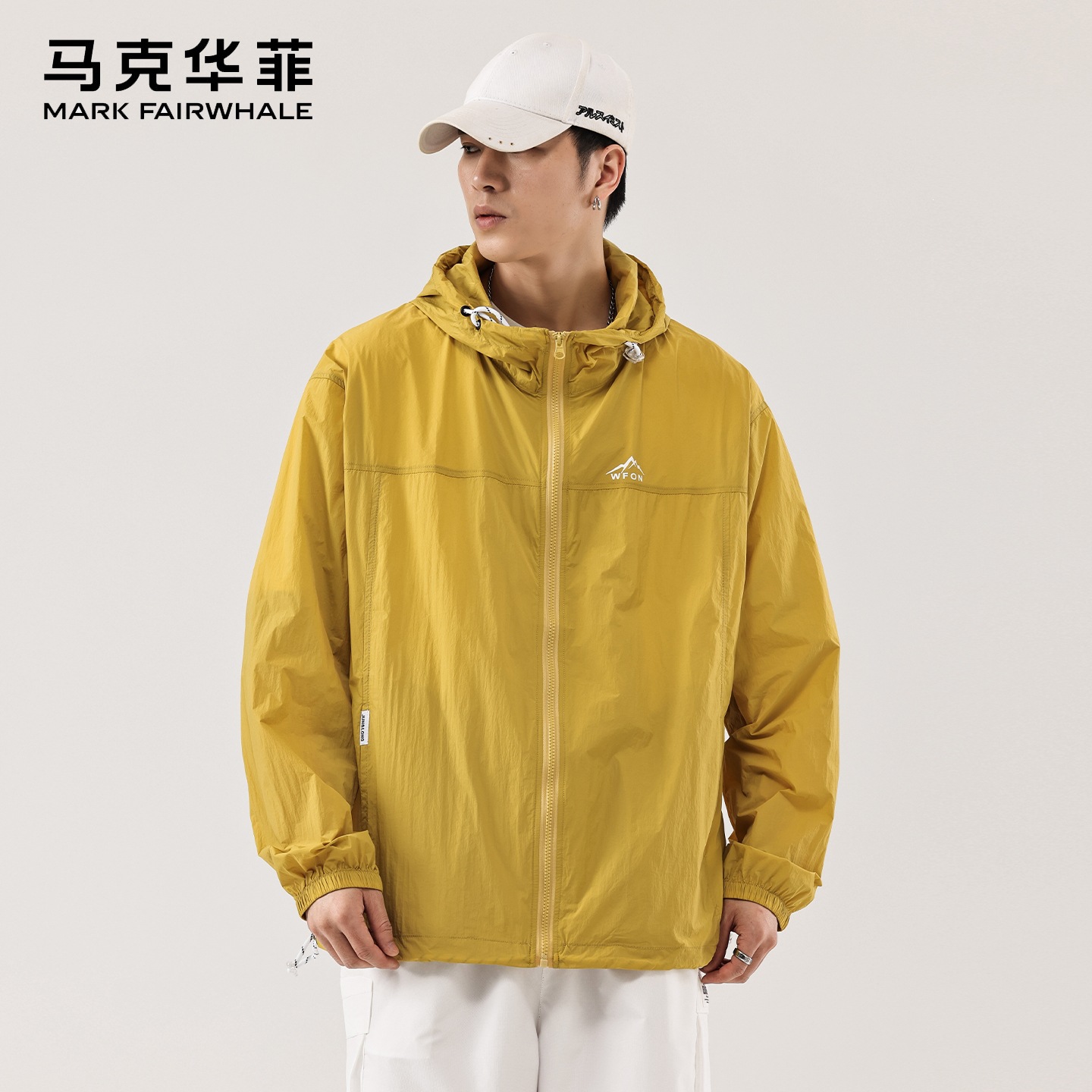 Mark Warfield 2026 verano al aire libre ropa de protección solar hombre abrigo ligero delgado marca de moda seda de hielo secado rápido protección solar image 5