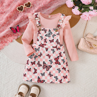 EW���Qͯ�b ��Сͯ��ƷŮͯ�ﶬ��ᘿ�����ӡ������ȹ���bTZ1442