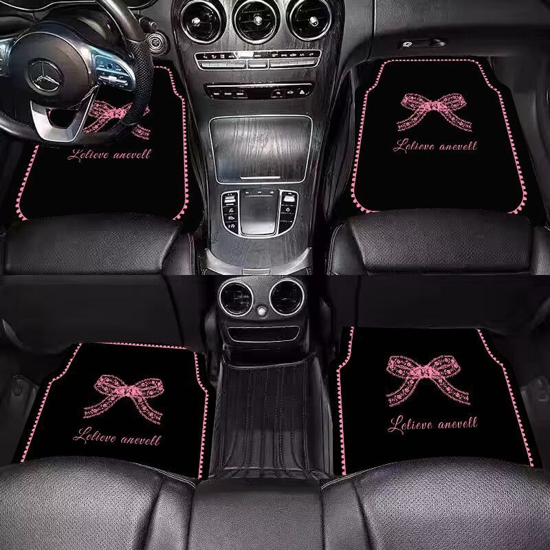 Light Luxury Style Universal Car Floor Mat, Diatomaceous Earth Foot Mat, Single Absorbent Mat for the Driver's Seat, Dirt-Resistant and Easy to Clean Car Mat