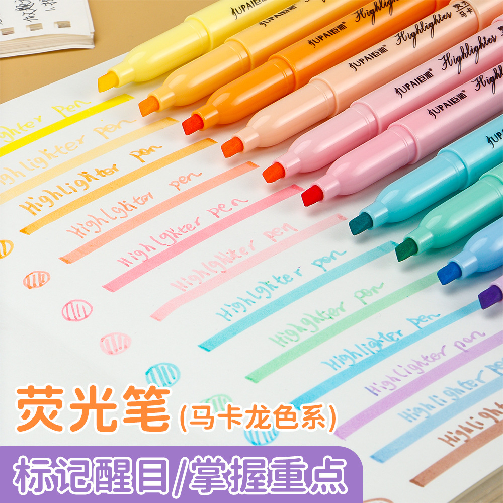 Color de protección de ojos color macarón marcador de estudiantes lápiz de agua seca rápida DIY graffiti lápiz de agua al por mayor