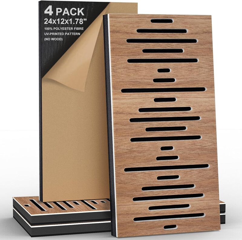 Flame-Retardant Porous Sound-Absorbing Panels, Acoustic Diffusion Panels, Cinema Recording Studio Live Broadcast Room Walls, Environmentally Friendly Decoration, Silencing and Noise Reduction