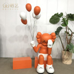 现代简约抽象艺术品摆件高级感客厅电视柜装饰品坐姿轻奢小众家居