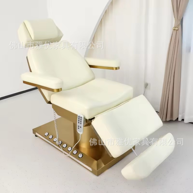 Nuevo tipo de cama de belleza eléctrica para salón de belleza extranjero, cama de inyección facial, cama de belleza de pestañas, salón de belleza