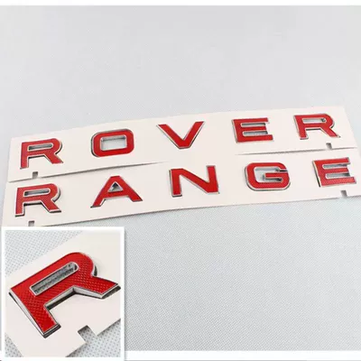 Car logo – modification - standard-rangerover-silver-edge-red-grid