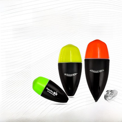 Apo Electronic Light-Up Float Long-Range Double Color Rock Fishing Float Waterproof Mid-Through Float ABS Anti-Shock Night Fishing Sea Fishing Float