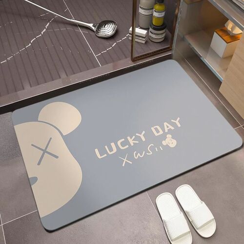Diatomaceous Earth Soft Mat Absorbent Mat Kitchen Mat Bathroom Foot Mat Entrance Quick-Drying Bathroom Absorbent Mat Anti-Slip