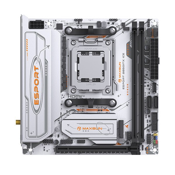 Ms-Esport B850Itx Wifi Ice Cpu 7800X3D/9800X3D/9700X Amd B850