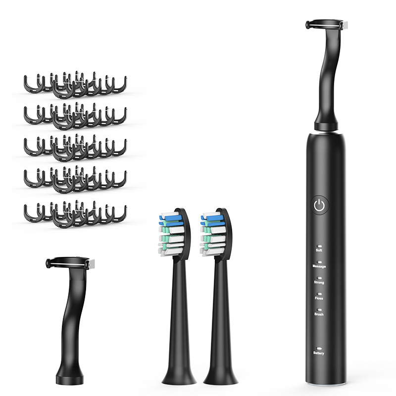 Cross-Border Wireless Electric Toothbrush and Floss Three-In-One Set X7 Waterproof Sonic Vibration Toothbrush Electric Flosser