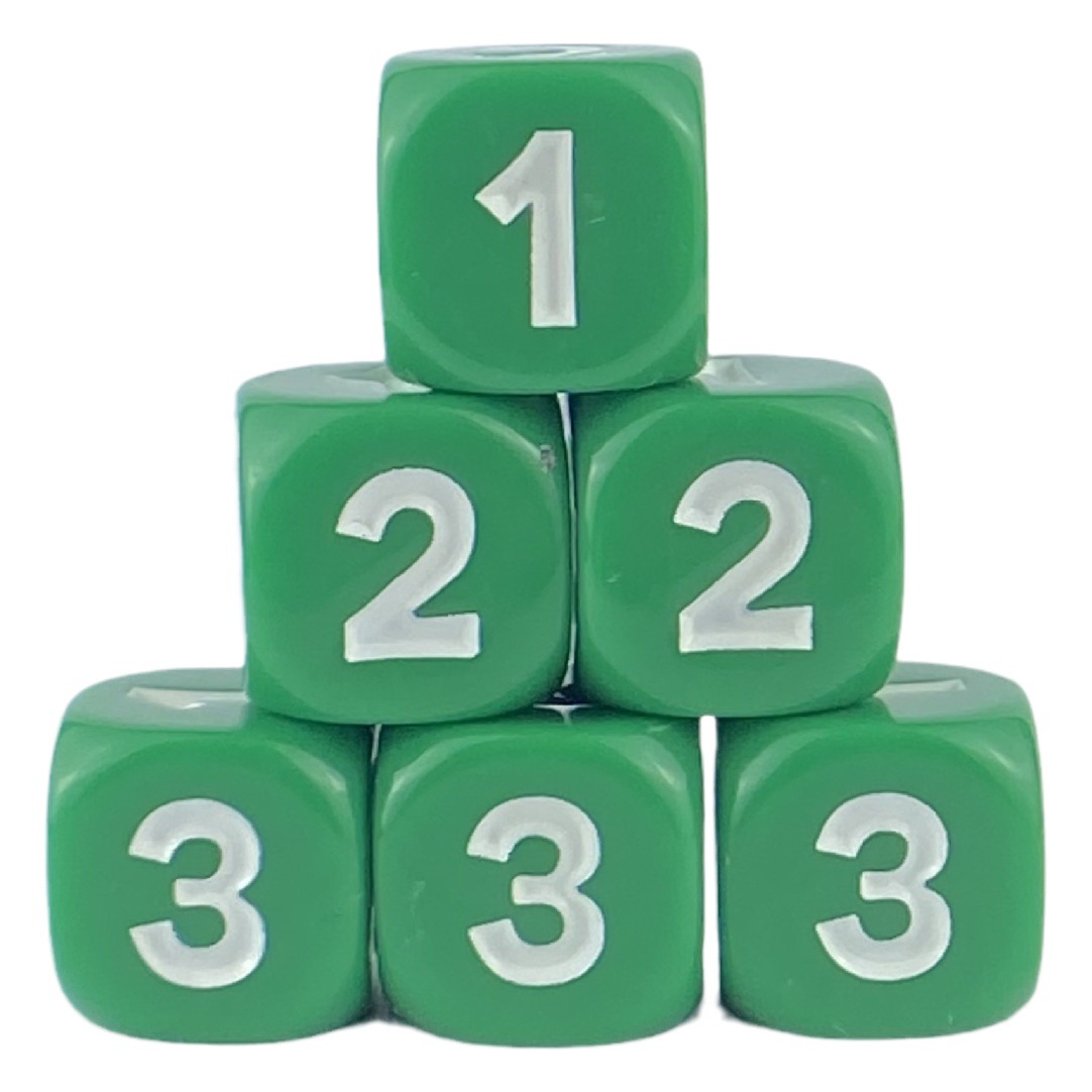 Acrylic Teaching and Entertainment Dice for Bars, Ktv Games, Dice 13mm with Rounded Corners, Numbers for Children's Teaching, Wholesale