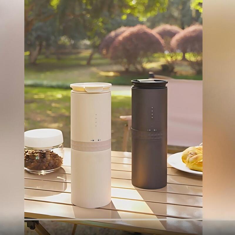 Coffee Grinding and Brewing All-In-One Machine, Electric Coffee Grinder, Coffee Bean Grinder, Fully Automatic Grinder