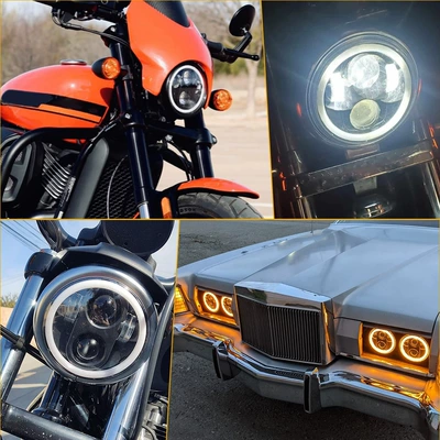 Angel Ring Headlight Dual-Color — Ön faralar