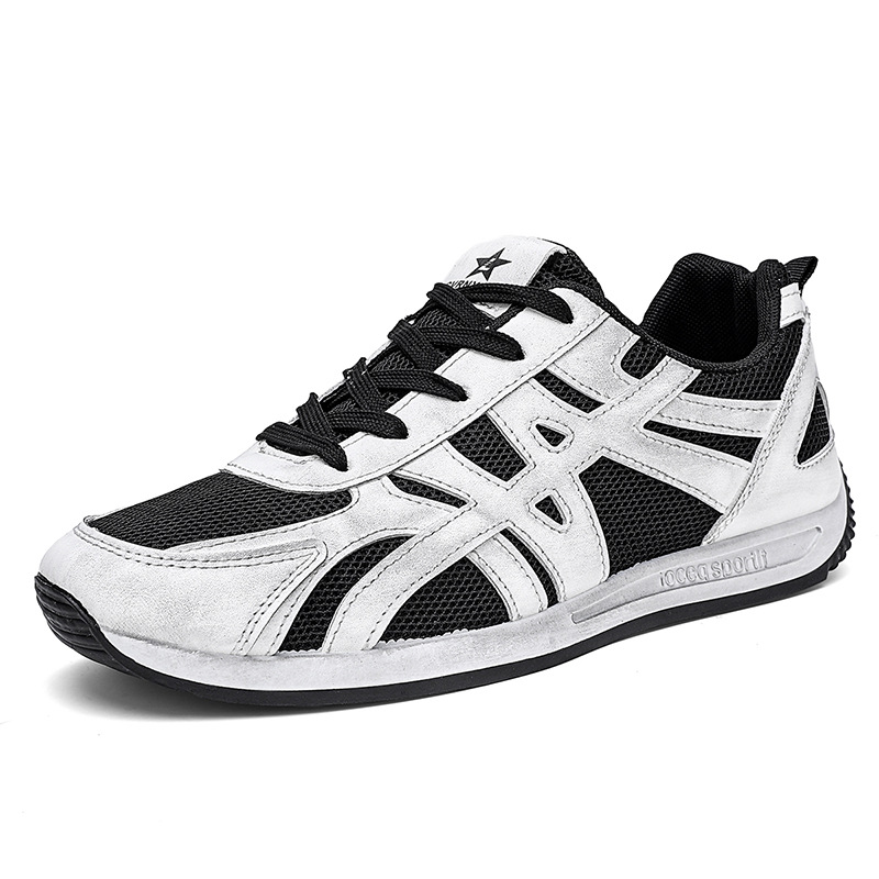 2026 verano nuevo estilo de moda transpirable tendencia de malla ligera y cómoda suela suave hombre casual versátil tendencia de zapatos Gump