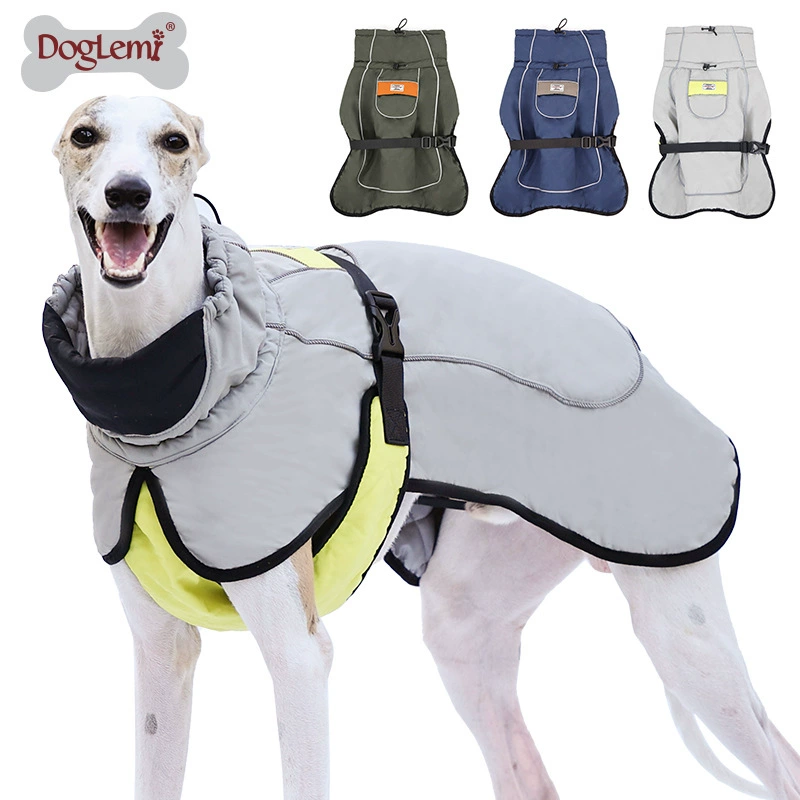 Зимняя теплая хлопковая утолщенная Одежда для собак, уличная водонепроницаемая одежда для собак, куртка, жилет