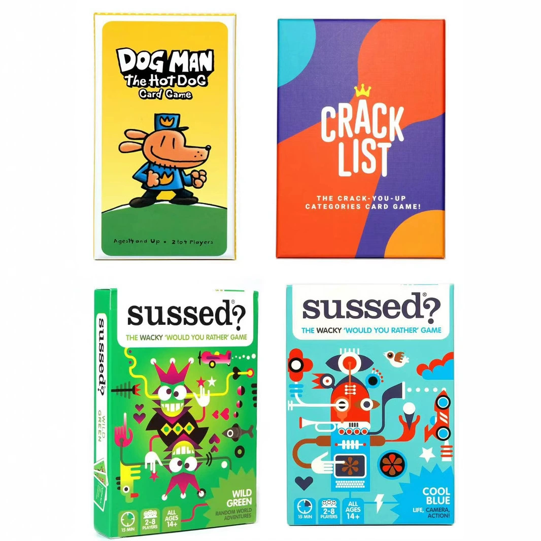 Список комплиментов crack list SUSSED? Собачий детектив Dog Man дает семейный стол рассуждения игры