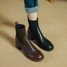 ͨ�چ�ѥ�ָ���ѥŮ�ﶬ��ƴ��ë�������m��ѥ�и��A�^����ѥ