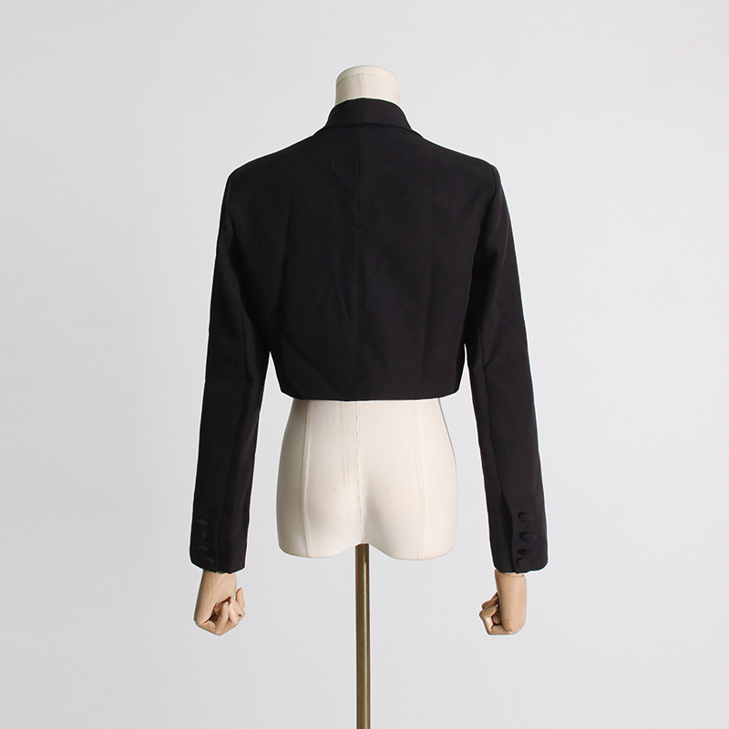 Autumn Special Interest Light Luxury Heavy Industry Butterfly Decorative Blazer High Waist Skirt Two Piece Suit