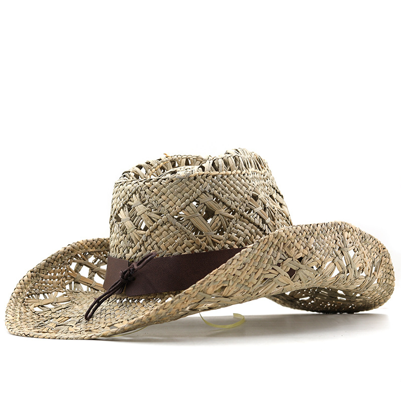 Unisex Basic Solid Color Straw Hat display picture 4