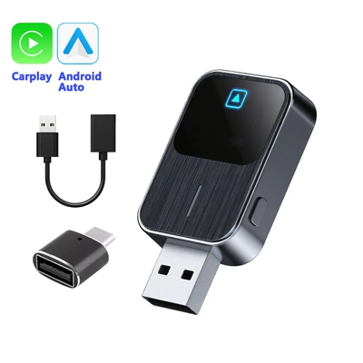 Cross-Border New Carplay Simsiz CarPlay və Android Auto - k2-overseas-version-neutral-black-adapter-extension-cable