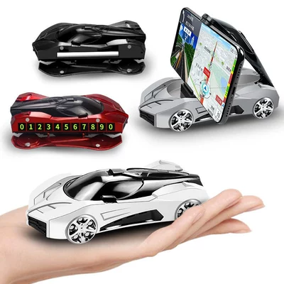 Number Plate Car Perfume Aromatherapy: Car phone holder