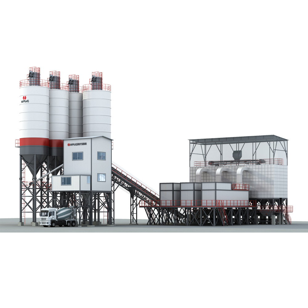 桥梁公路水利工程JS大型混凝土搅拌机 HZ-1S水工专用混凝土搅拌站