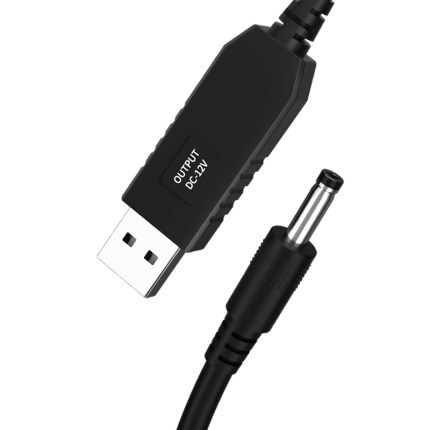 Usb昇圧線5vから9v 12v 3.5mm丸穴電源線ルータ光猫充電線電源が切れています。|undefined