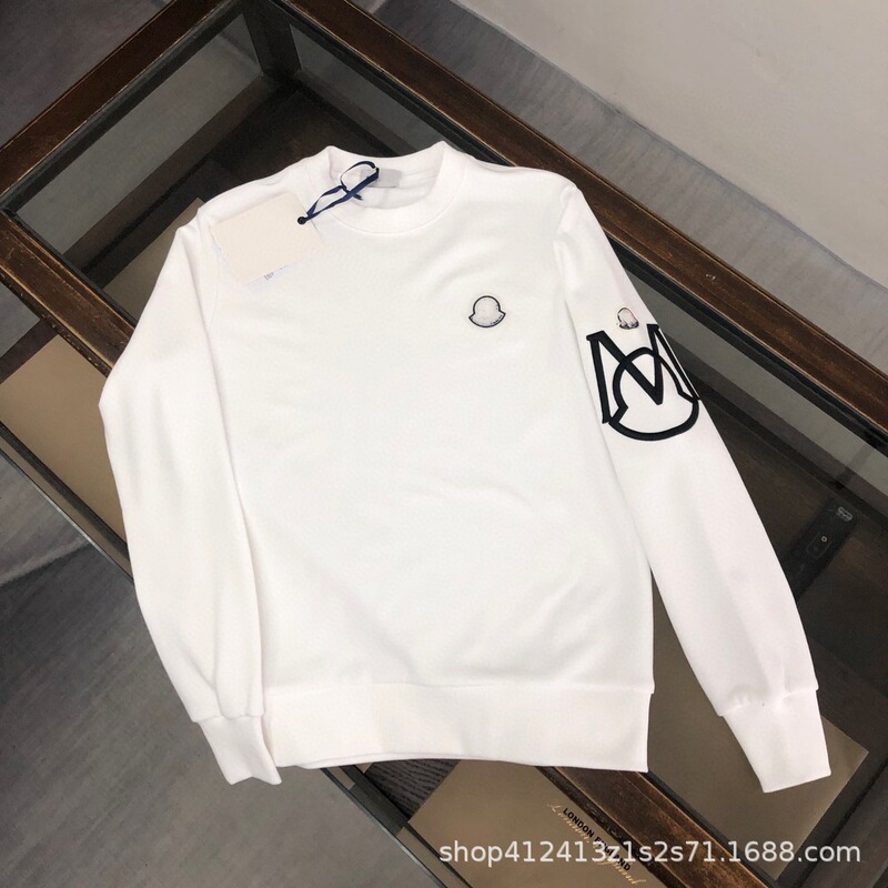 Correct Version of Autumn and Winter Original Standard Mengkoumiao Men's Sweatshirt Mengjia Round Neck Badge Embroidered Long-Sleeved Terry Sweatshirt for Men Correct Version of Autumn and Winter Original Standard Mengkoumiao Men's Sweatshirt Mengjia Round Neck Badge Embroidered Long-Sleeved Terry Sweatshirt for Men