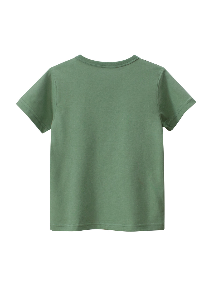 27kids ropa para niños 2025 verano nuevo estilo para niños camiseta de manga corta ropa para niños suministro transfronterizo de una pieza