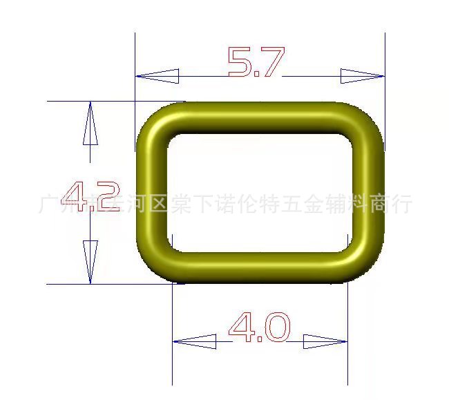 4mm mini bolso de la muñeca accesorios pequeños huevo hebilla cuadrada triángulo hebilla muñeca Ropa Accesorios hebilla bjd equipaje hardware