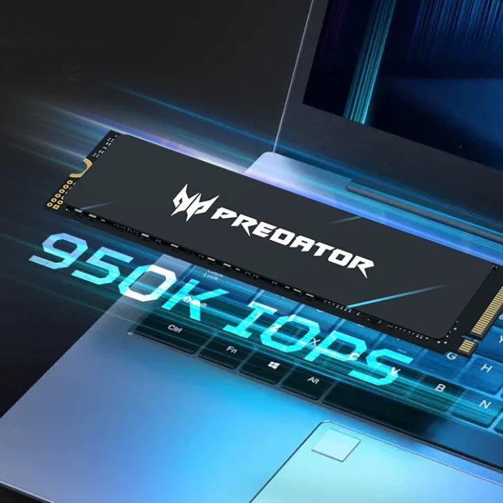 Совместимо с твердотельным накопителем Acer PREDATOR 2TB SSD с интерфейсом M.2 PCIe 4.0