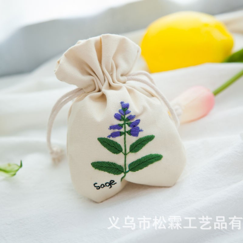 Directo de fábrica bordado Europeo DIY hecho a mano bolsita bolsa de cordón al por mayor Dragon Boat Festival