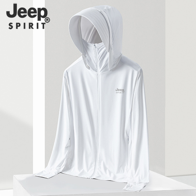 JEEPSPIRIT Silk sun protection clothing for men and women
