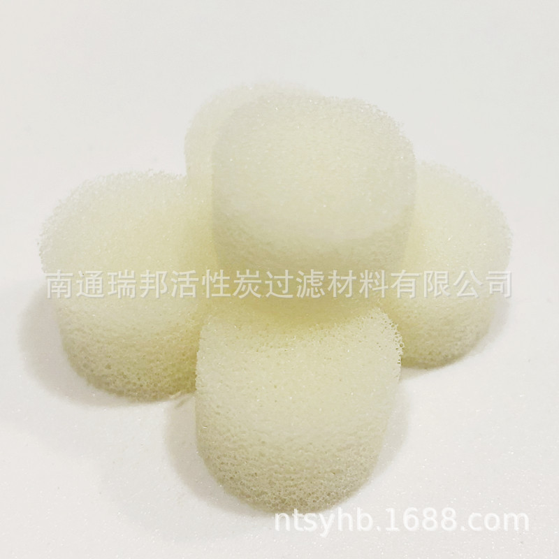 供应各种规格空气过滤泡沫海绵圆棉片 空气过滤片厂家销售批发