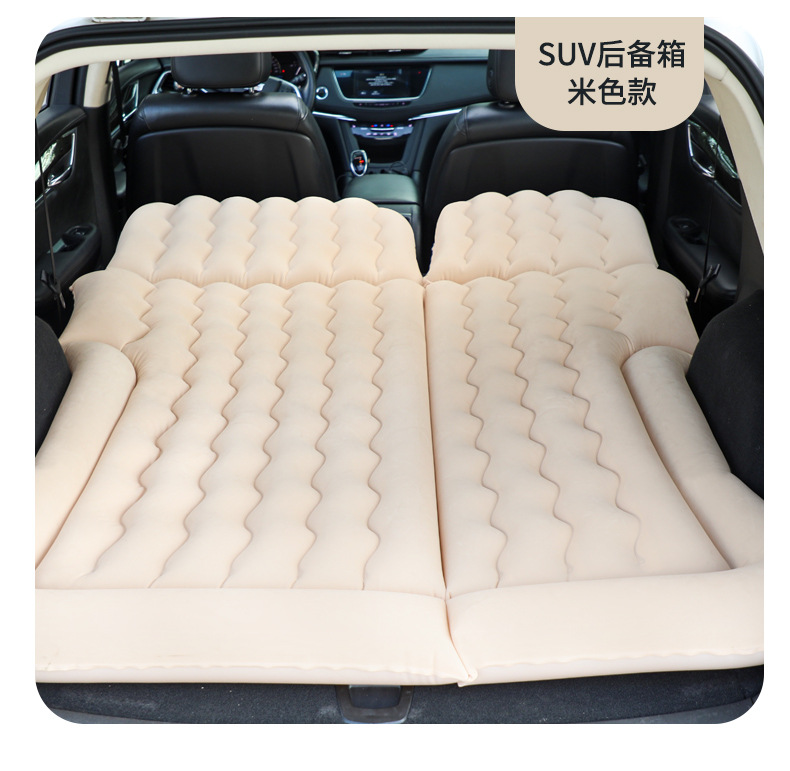 Car Inflatable Bed Suv Car Trunk Mattress Foldableing Travel Bed Off-Road Self-Driving Car Rear Air Cushion