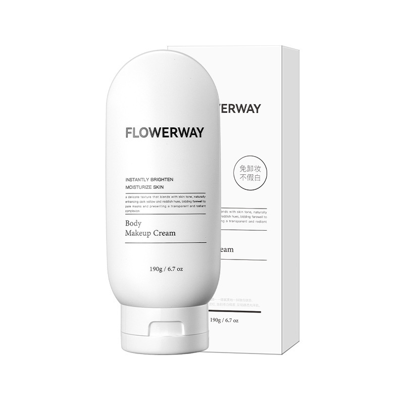 FLOWERWAY ボディクリーム 保湿・ベタつかない・長時間メイク・自然・美白なしのメイクアップクリーム|undefined