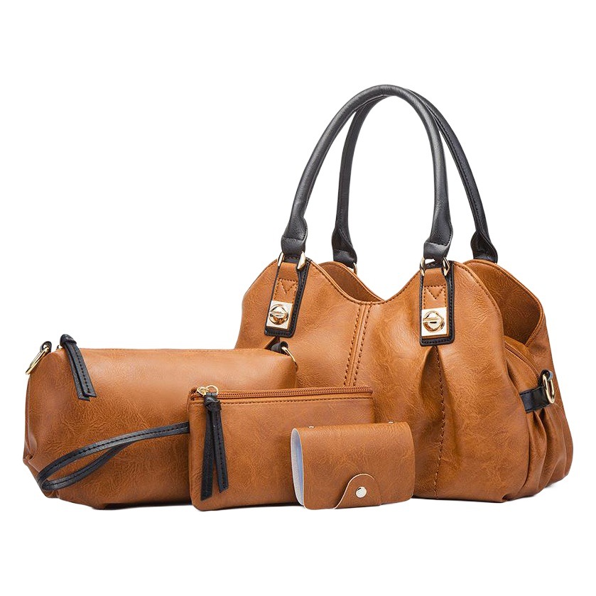 2024 nuevo retro de tres piezas de moda europea y americana bolso bandolera Bolsa De fábrica al por mayor