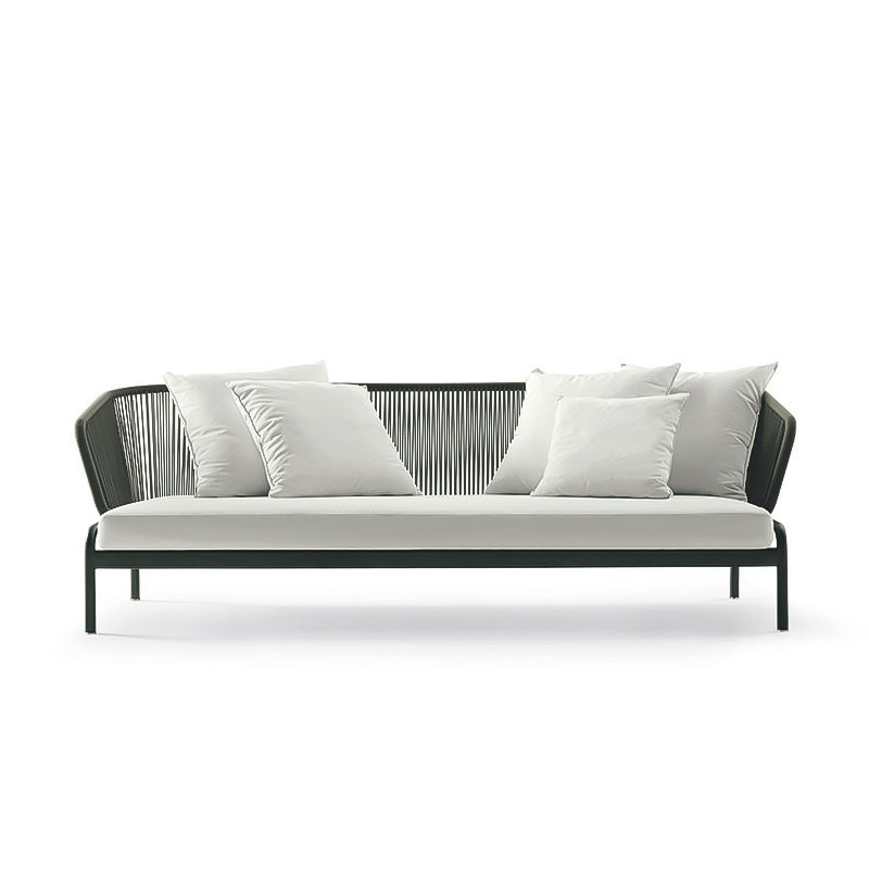 Patio al aire libre sofá Villa al aire libre jardín ratán muebles de hotel Ocio al aire libre sol habitación ratán sofá combinación