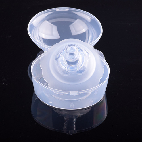 Insulin double-layer protection anti-bite breast shield nipple patch ultra-thin indented breastfeeding artifact lactation bra