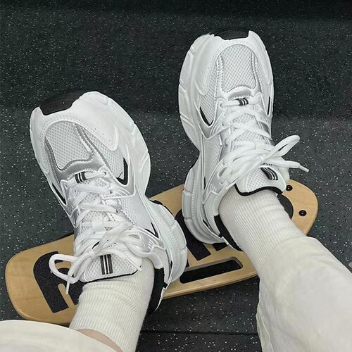 Mesh breathable dad shoes for women ins new summer versatile thick-soled student casual sports shoes for women
