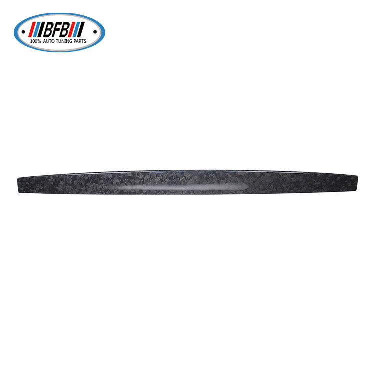 100% Real Carbon Fiber Dashboard Panel Protector - For Tesla Model Y - Marble Forged Pattern Model 3