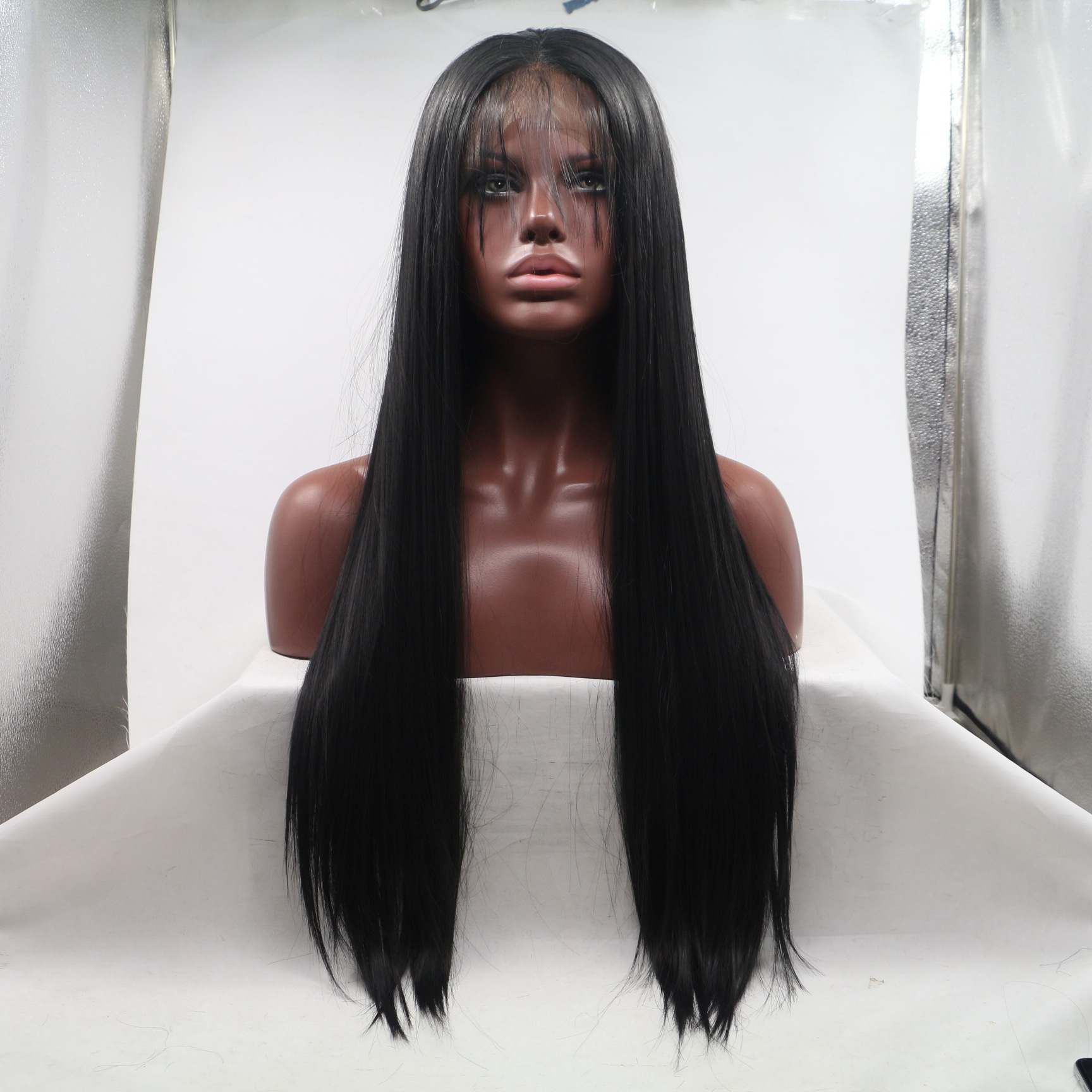 Factory direct sales cross -border Wigs female daily chemical fiber…