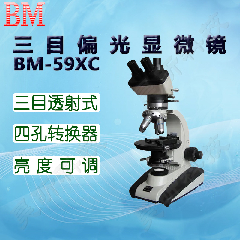 BM彼爱姆平板电脑型三目偏光显微镜BM-59XCD 59XCP三目透射式