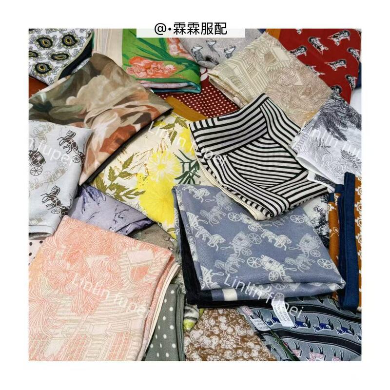 【丝巾合集】2025春秋新款丝巾气质百搭丝绒感时尚复古柔软高端围|undefined