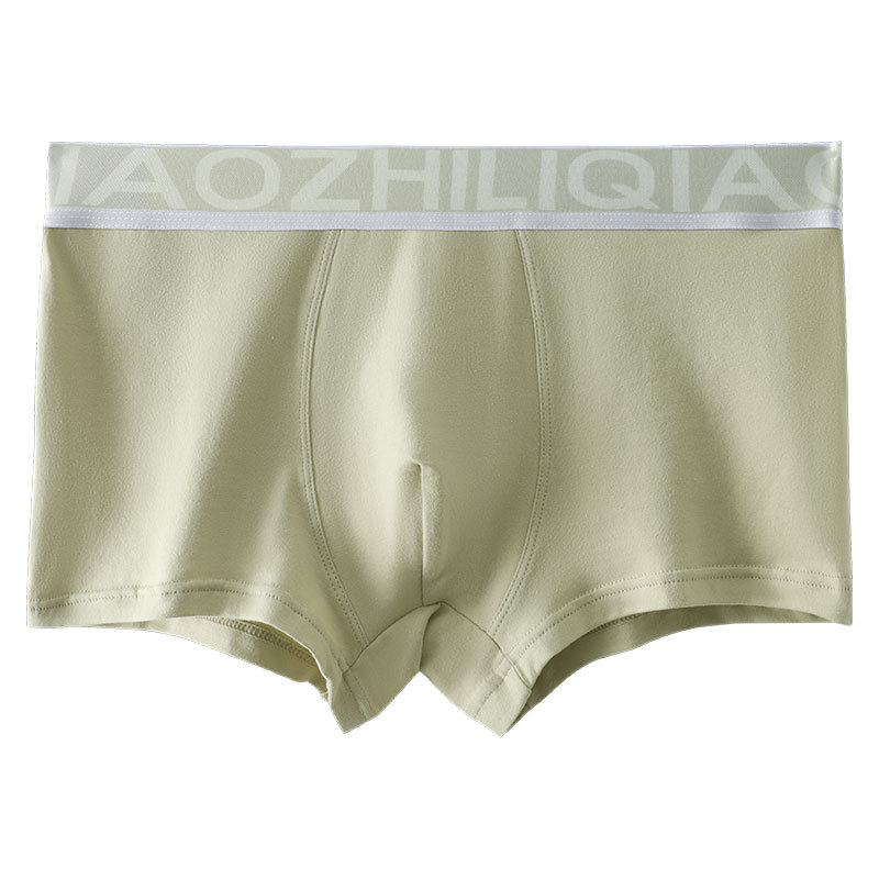 Ropa interior de los hombres algodón bóxer shorts deportes transpirable juventud Boxer shorts cabeza niños ropa interior verano