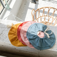Ins baby spring and autumn cotton gauze spit cloth newborn bib 360 degree anti spit-up tie-on baby bib
