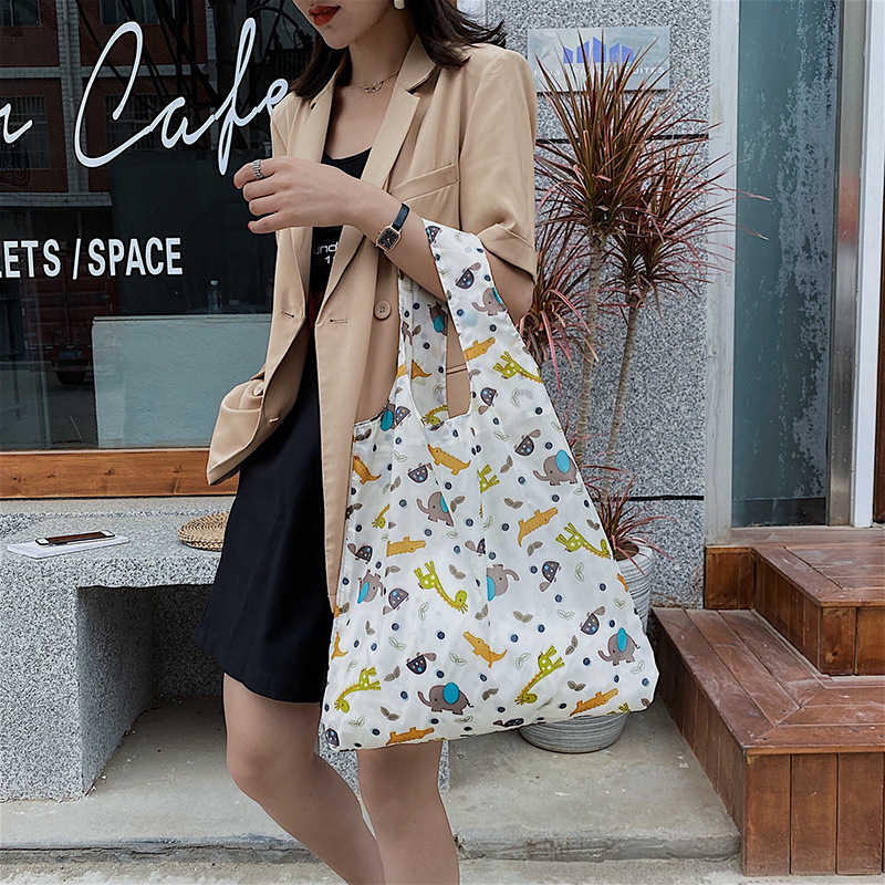 folding handheld shopping bag