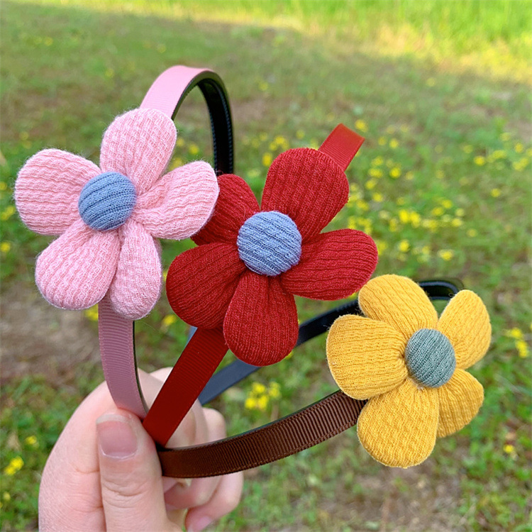 126g Weight Hair Band Hair Accessories Type 1 Piece Quantity Casual, Street Occasion Cloth Material Flower Pattern All Seasons Season Girl'S Gender Pleated Design Cute Style Cute Girl'S Flower Cloth Pleated Hair Band 8