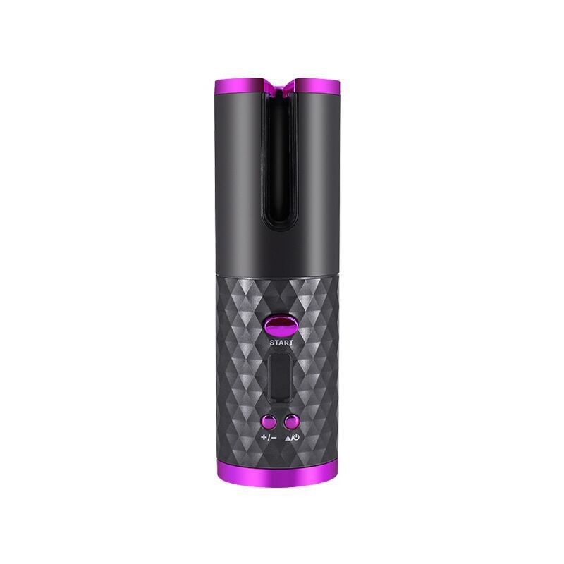 Rizador de pelo de doble uso para fabricantes internacionales, rizador de pelo inalámbrico pequeño para uso doméstico, totalmente automático, para cabello húmedo y seco, inalámbrico y portátil