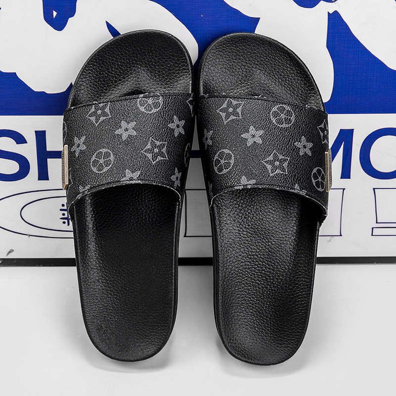 2025 New Summer Classic Flip-Flops with Multiple Colors, Cross-Border High-End Home and Outdoor Slippers, European and American Men's Slippers